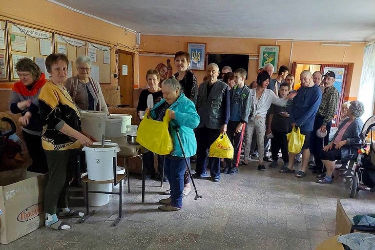 Pomoc na Ukrajině směřuje hlavně do Charkovské oblasti
