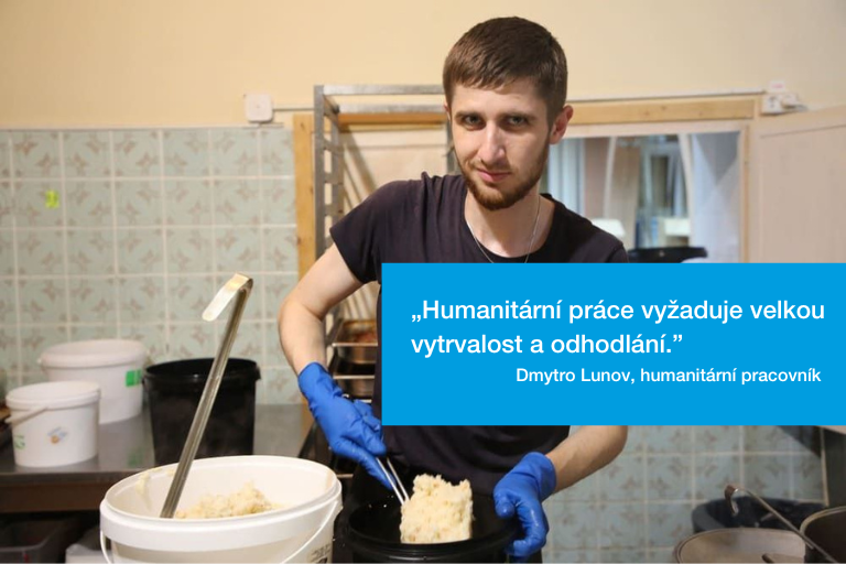 Humanitární práce vyžaduje velkou vytrvalost a odhodlání 